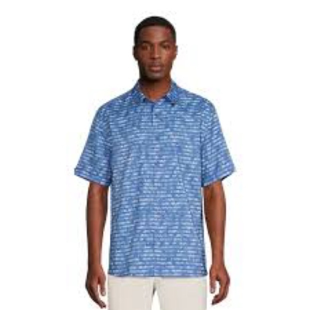 NWT Café Luna Light Blue Spring Break Shirt 3XL | Short Sleeve Tropical Style - Picture 2 of 8
